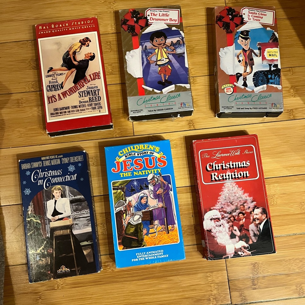 Christmas VHS lot